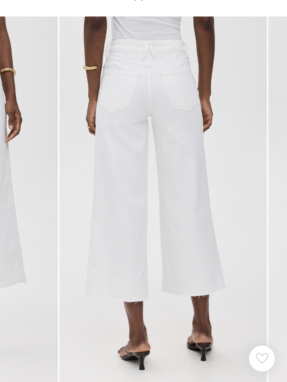 Good American
Good Waist Cropped Palazzo Jeans - Picture 4 of 4